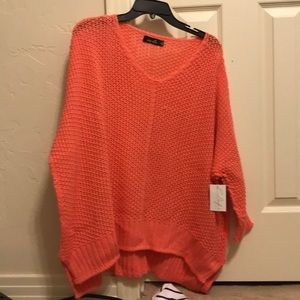 Coral sweater